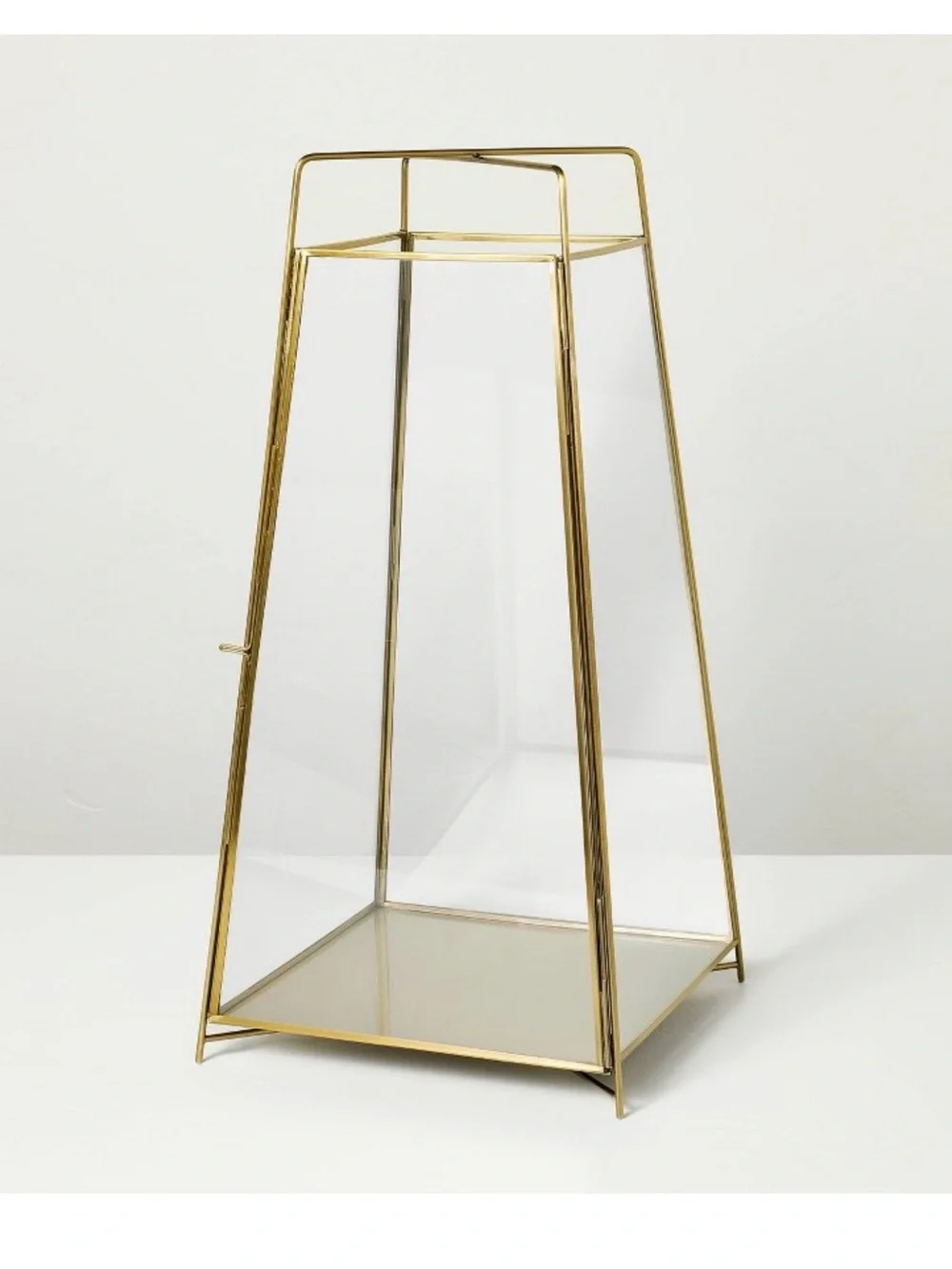 NEW! Hearth & Hand w/Magnolia, 20” Large Brass Finish Lantern